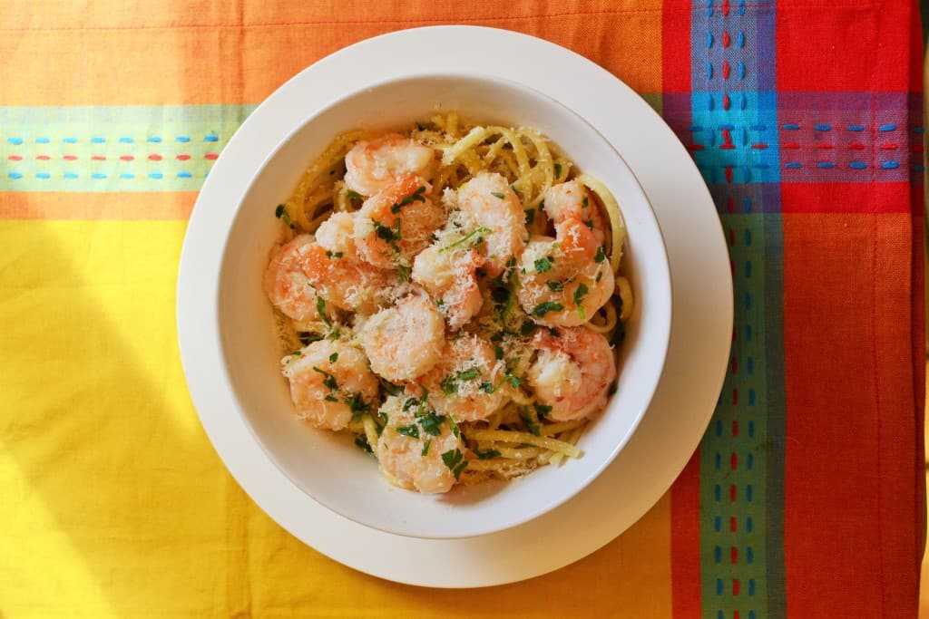 Spicy Shrimp Scampi