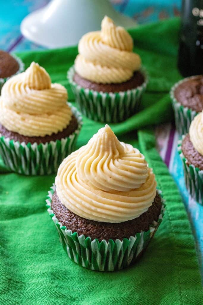 Baileys St. Patrick's Day Cupcakes