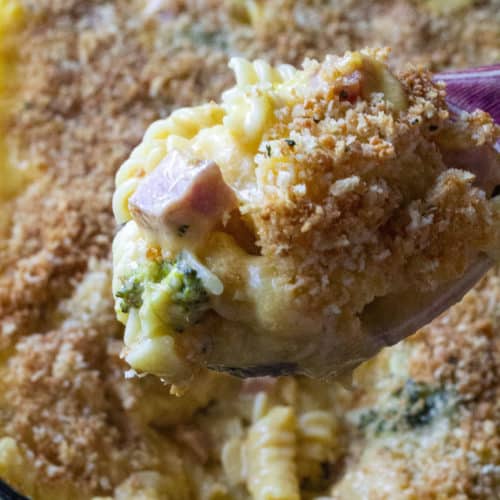 Leftover Ham and Broccoli Casserole | A Wicked Whisk