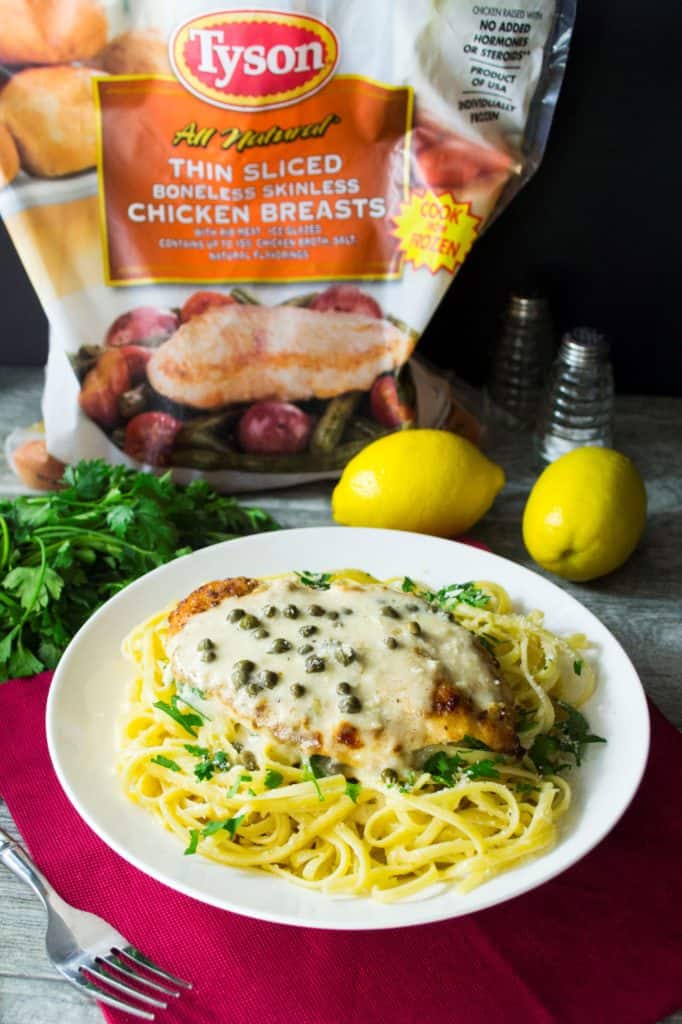 Easy 30 Minute Chicken Piccata | Easy 30 Minute Chicken Piccata is the perfect chicken dinner to spoil your family with on busy weeknights. Quick, delicious and on the table in 30 minutes! | Pack Momma | https://www.awickedwhisk.com