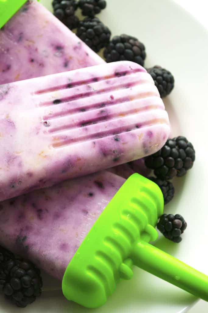 Healthy Fruit Popsicle Recipe in a bowl