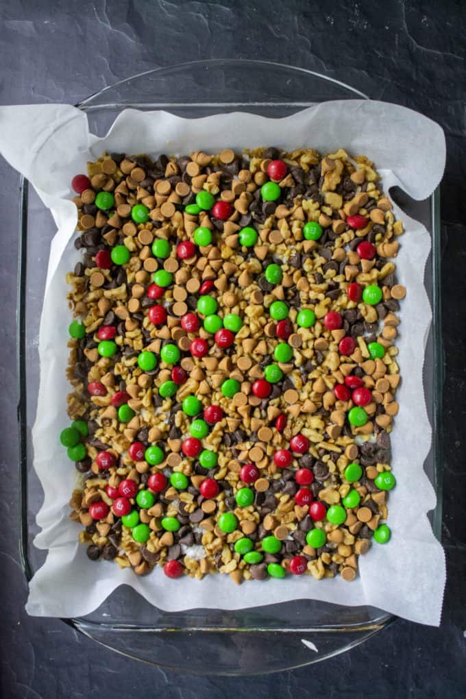 magic bars red and green mnms