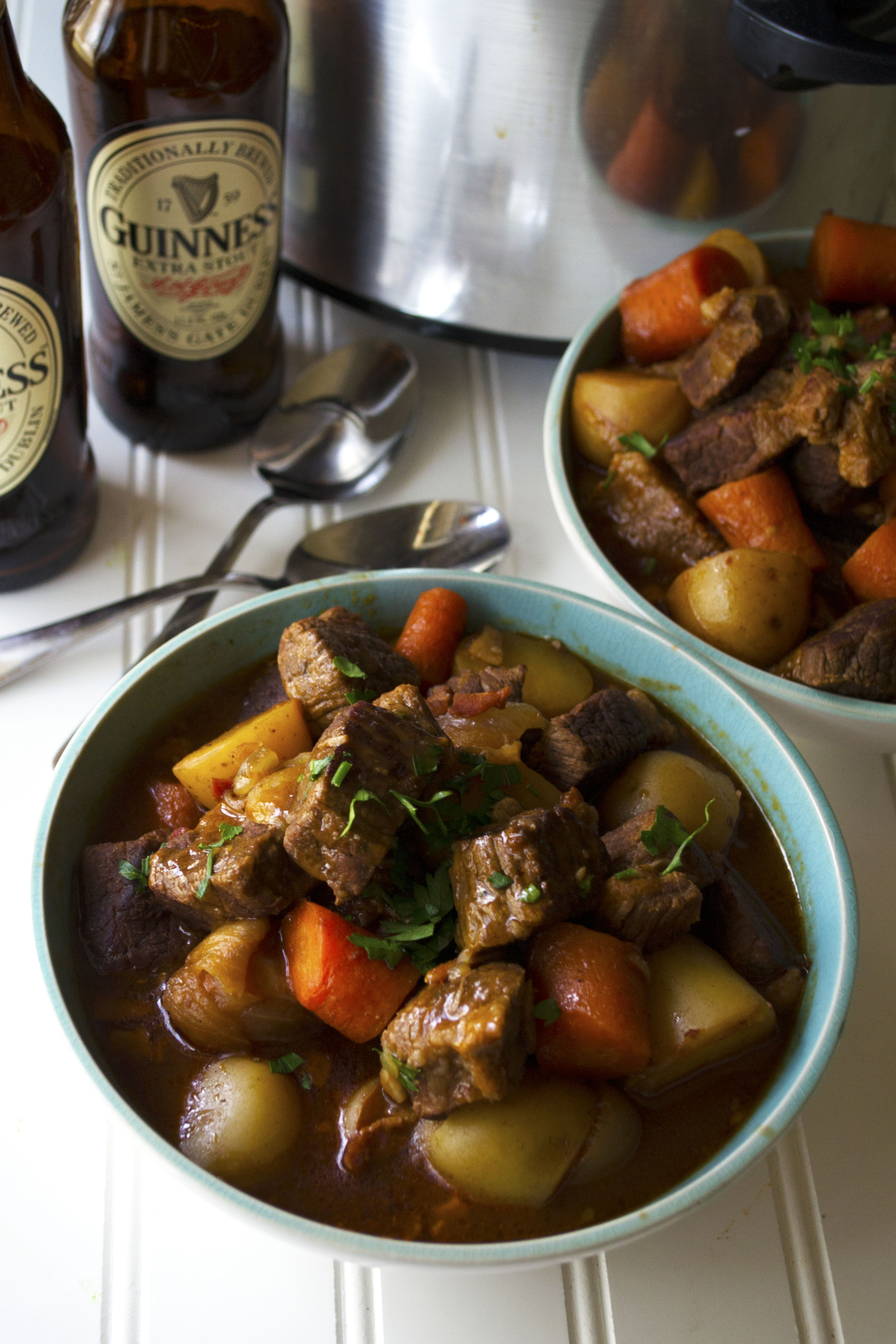 Slow Cooker Guinness Irish Stew | A Wicked Whisk