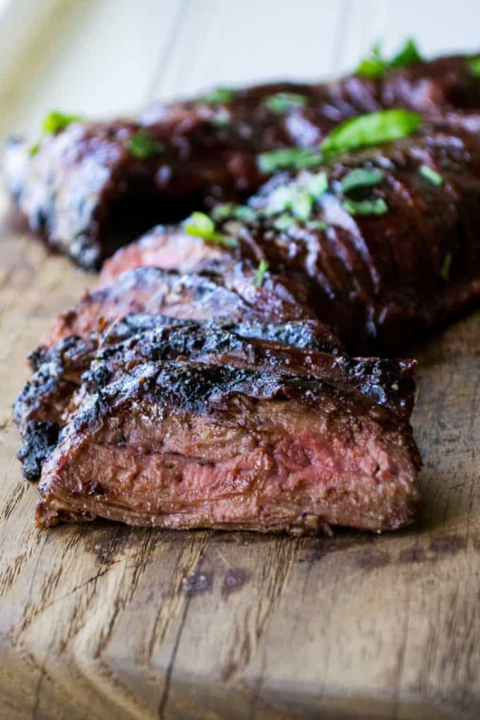 Cherry Habanero Grilled Flank Steak