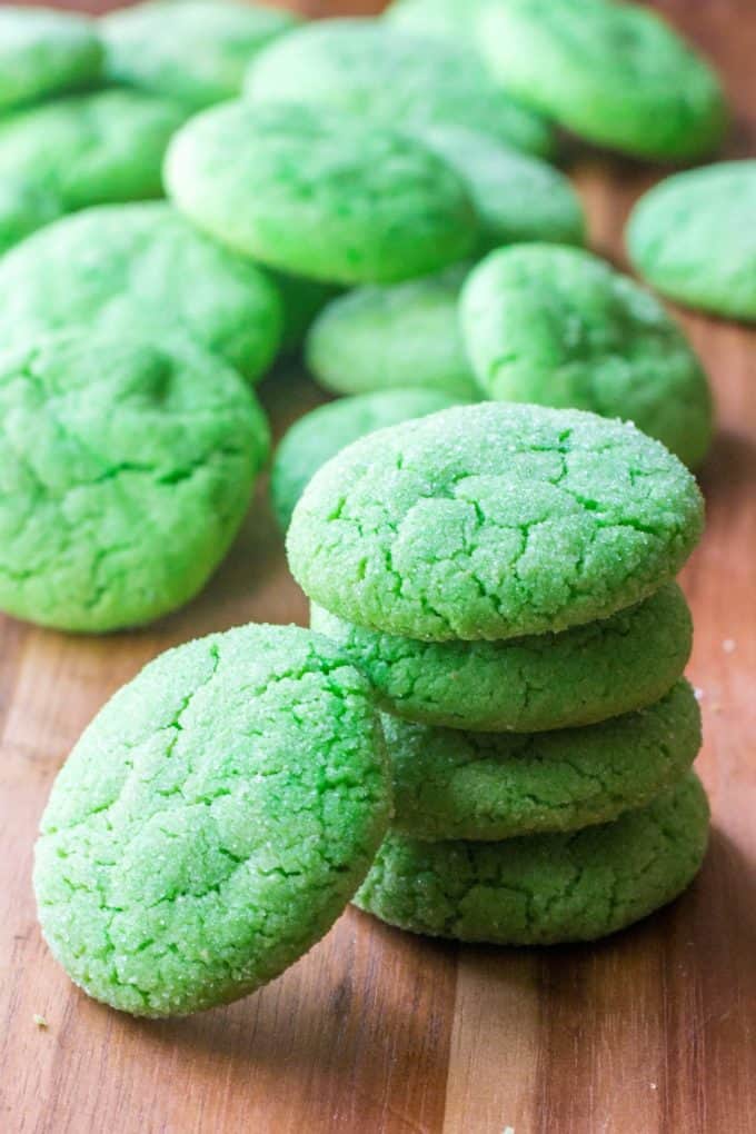 Green Soft Sugar Cookies