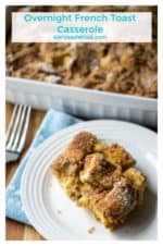 Overnight French Toast Casserole is the perfect breakfast casserole to prepare the night before to serve up to a hungry household. Ideal for holiday mornings, this Overnight French Toast Casserole will take all the stress out of breakfast and brunch with family and friends. | A Wicked Whisk | https://www.awickedwhisk.com #frenchtoast #frenchtoastrecipe #frenchtoastcasserole #breakfastcasserole #overnightbreakfastcasserole #easterbreakfast #thanksgivingbreakfast #mothersdaybreakfast #christmasbreakfast #brunchidea #brunchrecipe #frenchtoastbake