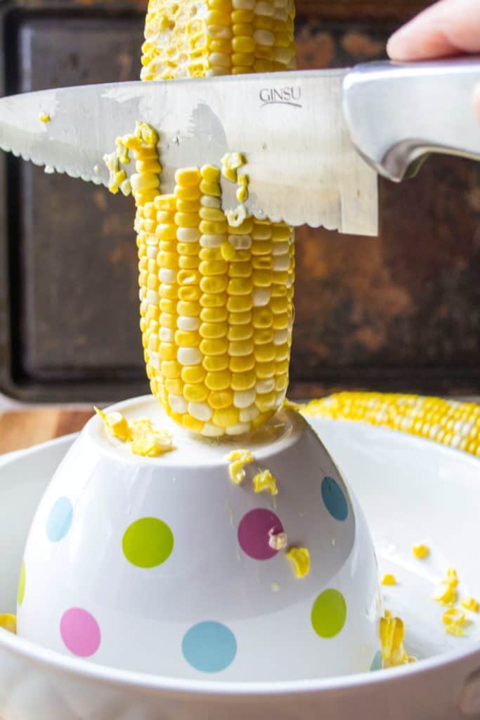 Easy Bean Salad fresh corn