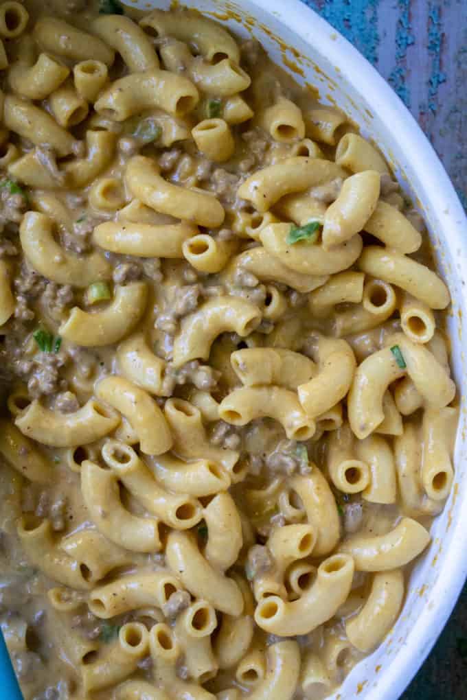 cheeseburger skillet meal