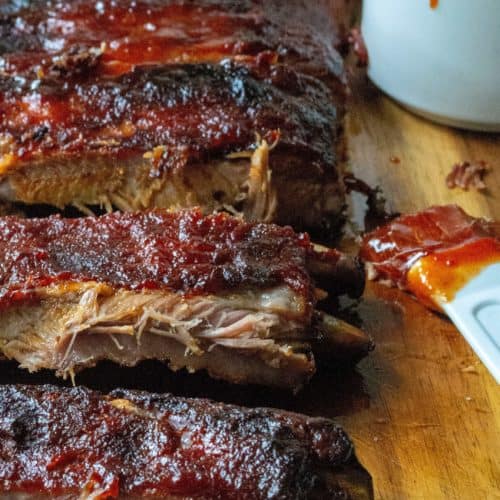 Ontwarren Woord grens Sticky Barbeque Oven Baked Ribs | A Wicked Whisk