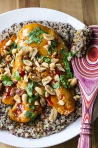 Spicy Thai Chicken with Coconut Lime Quinoa