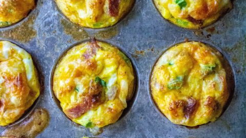 Breakfast Egg Muffins are the perfect low-carb Keto breakfast muffins to start your day.  Easy to make, freezer friendly and completely customizable, these healthy egg muffin cup are the best Keto breakfast recipe to start your day.