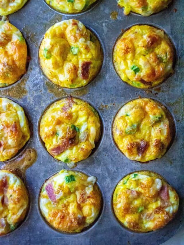 Breakfast Egg Muffins are the perfect low-carb Keto breakfast muffins to start your day.  Easy to make, freezer friendly and completely customizable, these healthy egg muffin cup are the best Keto breakfast recipe to start your day.