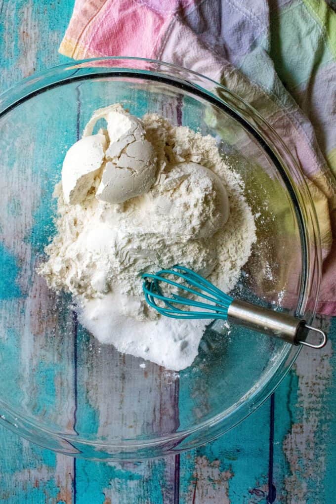 Ham and Cheese Scones dry ingredients