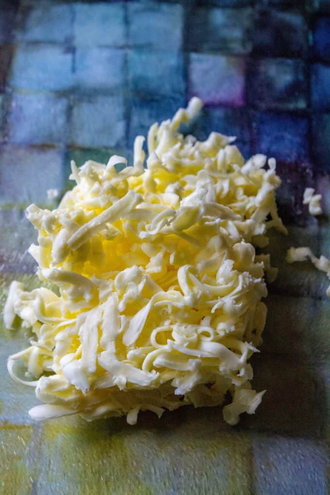 Ham and Cheese Scones grated butter