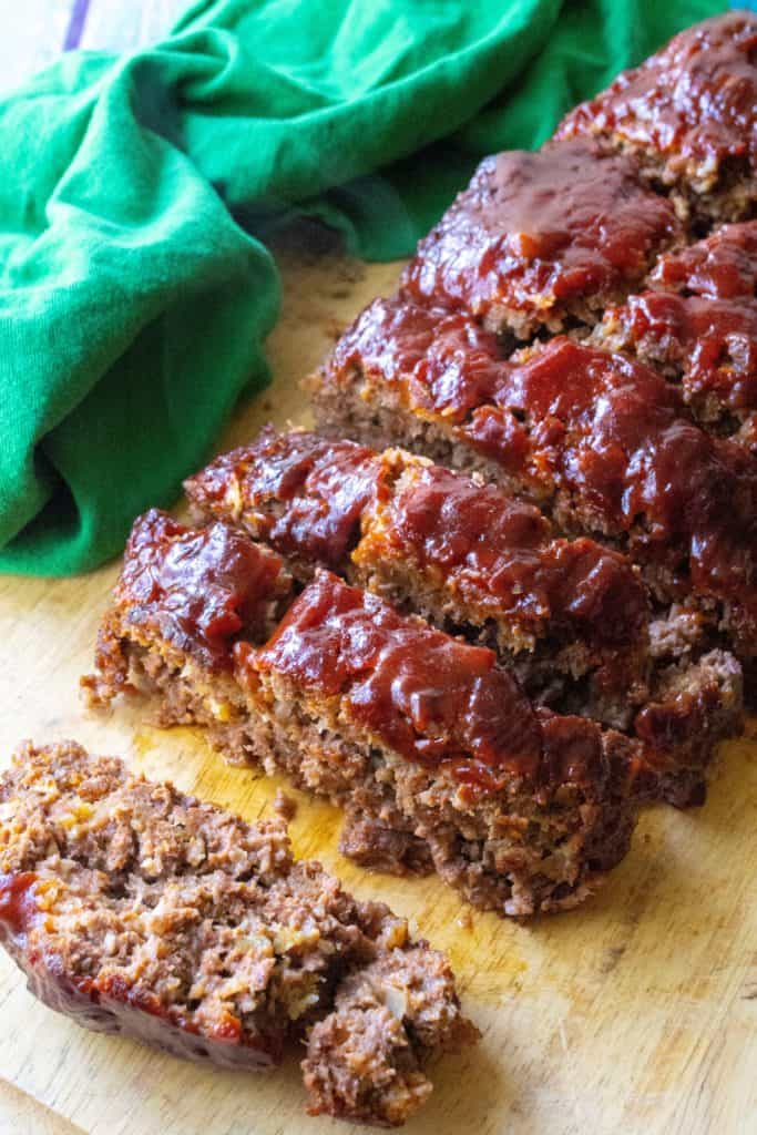 Better Than Your Momma's Classic Meatloaf slices