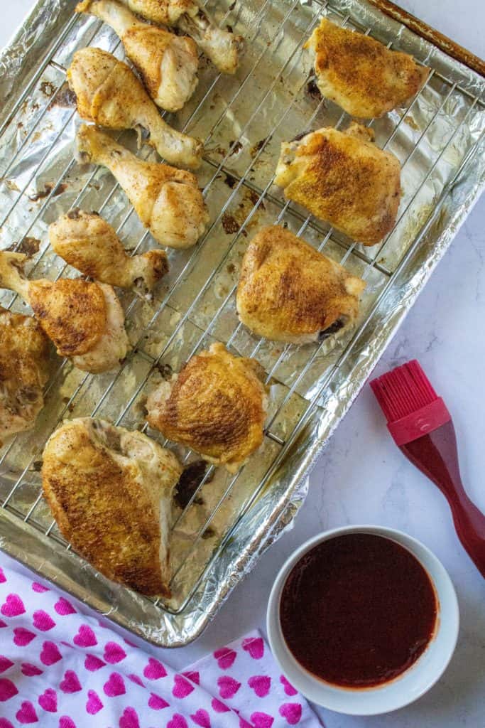 Easy Oven Baked BBQ Chicken 