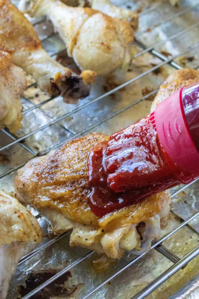 Easy Oven Baked BBQ Chicken sauce