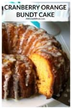 This super moist Cranberry Orange Bundt Cake is packed with orange flavor, loaded with bites of fresh cranberries and topped with a simple orange glaze. Inspired by the Orange Juice Cake, this holiday bundt cake is the perfect addition to any holiday party! | A Wicked Whisk #cranberryorangebundtcake #easycranberryorangebundtcake #cranberryorangebundtcakerecipe #cranberryorangecake #cranberryorangecakeholidays #cranberryorangecakemix #cranberryorangecakerecipe