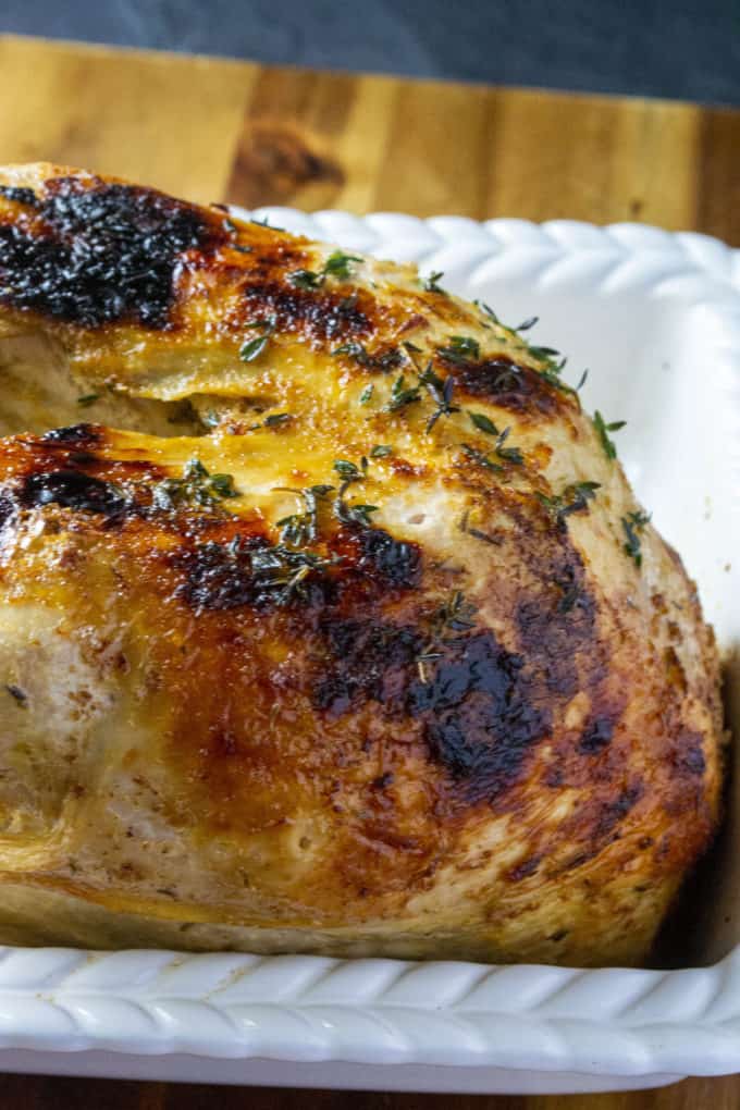 turkey in a pan