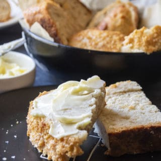 No Knead Asiago Cheese Bread