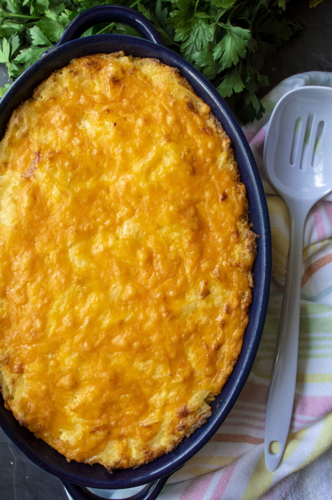 baked cheesy hash brown casserole
