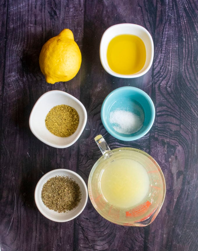 lemon marinade ingredients