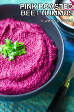 Pink Roasted Beet Hummus