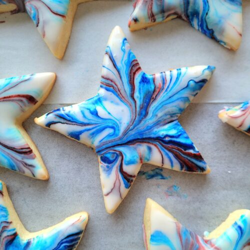 PATRIOTIC SWIRLED SUGAR COOKIES