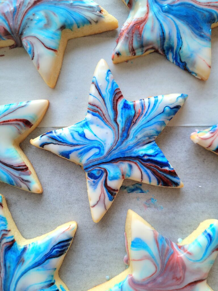 PATRIOTIC SWIRLED SUGAR COOKIES