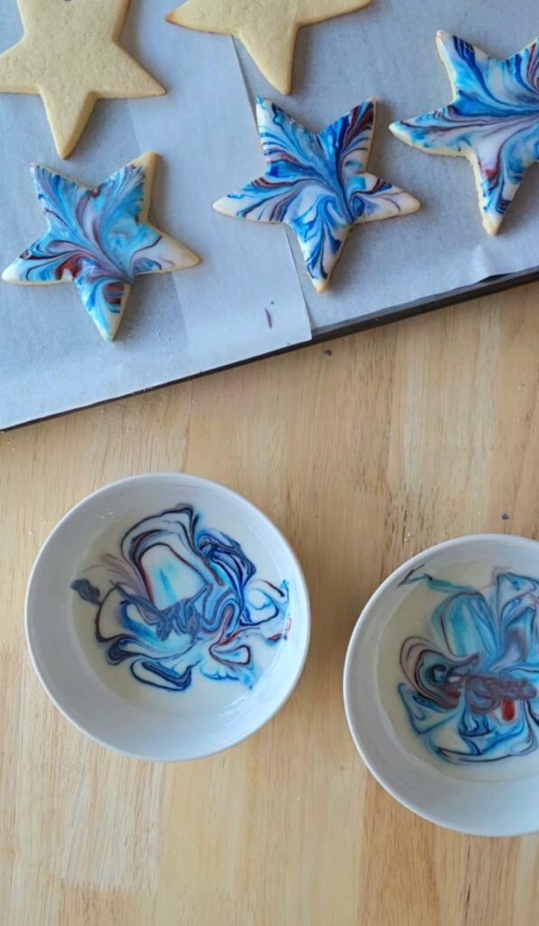 red white blue cookies