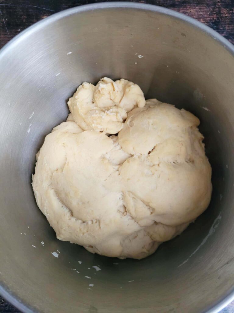 Risen dough for bagels