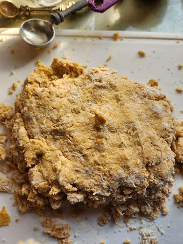 sweet potato biscuit dough