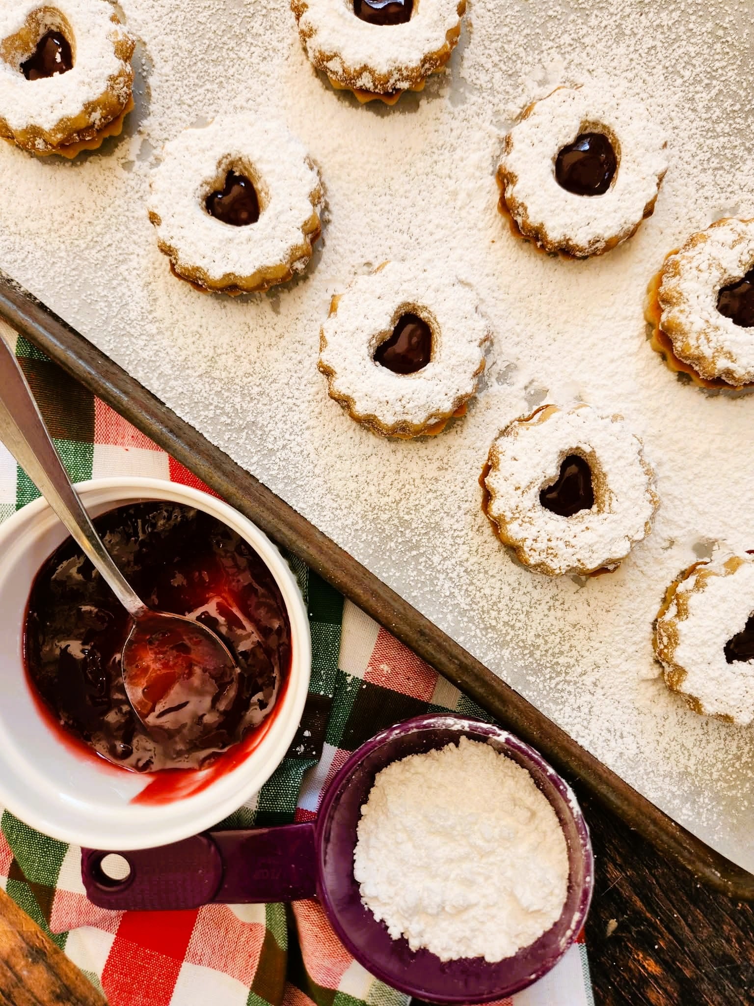 Raspberry Linzer Cookies are buttery almond shortbread, sweet raspberry jam, and zero stress. These are classic European-style holiday sandwich cookies that look fancy but are surprisingly easy to make.