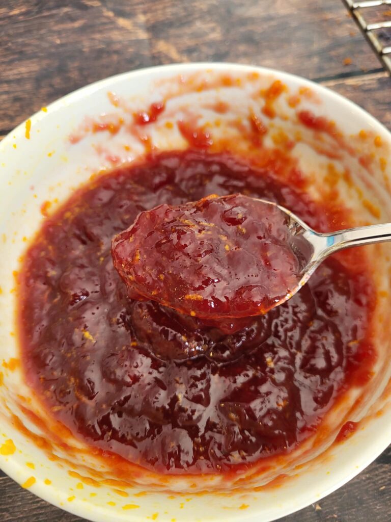 raspberry orange jam