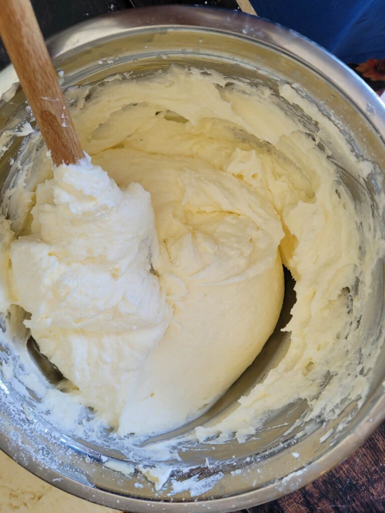 homemade whipped cream frosting